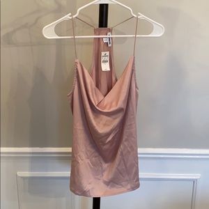 Express silk tank - mauve